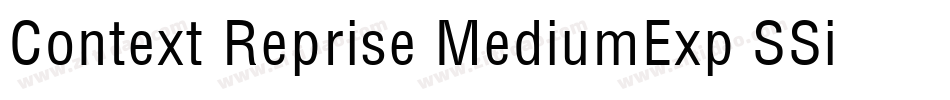 Context Reprise MediumExp SSi Normal字体转换